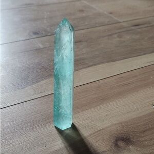 Green Blue Fluorite Crystal Tower or Wand (more photos coming)